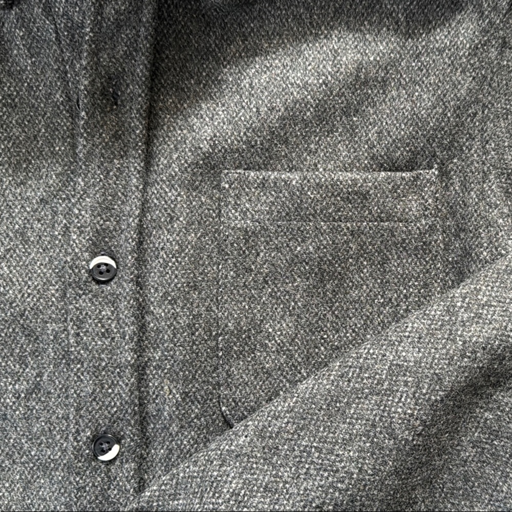 17oz Modern Melton Wool Shirt - Picture 3 of 8